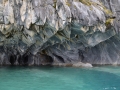 Grottes de marbre, l'eau est si bleue