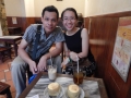 Pause café avec Hoa et son ami, rencontrés sur couchsurfing