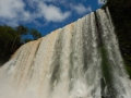Vue depuis le côté argentin - Salto Bosseti, vue d'en dessous