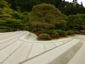 Ginkakuji temple, le pavillon d'argent et ses terrasses de sable