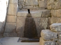 Machu Picchu - Fontaine circulant dans tout l'édifice