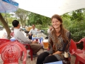 Ninh Binh, son parc - invités à prendre une bière avec ces messieurs dames
