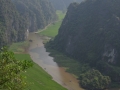 Panorama sur la balade en bateau de Tam Coc depuis Hang Mua