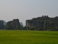 Rizières et montagnes karstiques