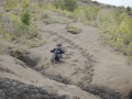 Parque nacional Vicente Perez Rosales, inconvénient de la rando dans le sable
