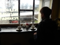 Pause café, à l'abri