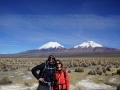 Sajama - Touristes et volcans