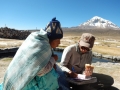 Sajama - Source chaude et droit d'entrée