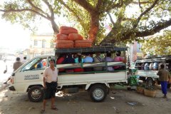 Bagan à pied