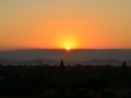 Coucher de soleil sur Bagan