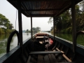 Don Det - Arrivée en Pirogue