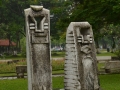 Sculpture dans un parc