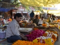 Un marché aux fleurs