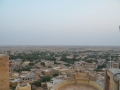 Vue du rooftop de l'hôtel sur le désert