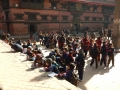 Patan - Durbar Square, sortie scolaire
