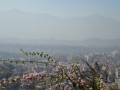 Katmandou polluée - Vue depuis Swayambhunath