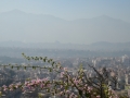 Katmandou polluée - Vue depuis Swayambhunath