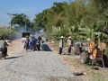 Entretien de la route entre Nyaung Swhe et Maing Thaug