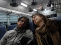 Dans le train