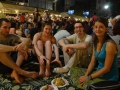 Dîner au marché de nuit