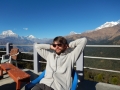 Trek J2 - Déjeuner en terrasse, avec vue