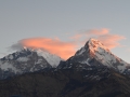 Trek J3 - Poonhill au petit matin - Annapurna 1 et Annapurna South