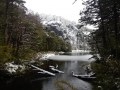 Huerquehue - Lac sous la neige