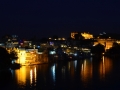 Udaipur, vue sur le City Palace, de nuit