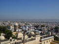 Vue sur Udaipur, la ville paraît bien plus grande de ce côté là