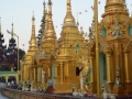Yangon - Moines à Shwedagon