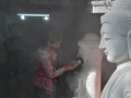 Mandalay - Sculpteur en plein travail